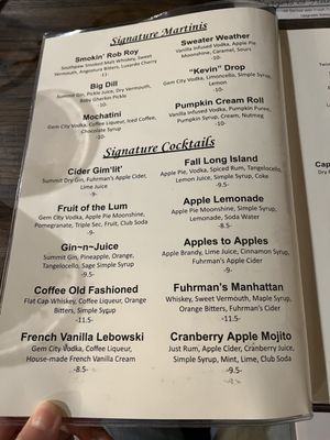 Menu photo 8 Luminary Distilling Erie, PA