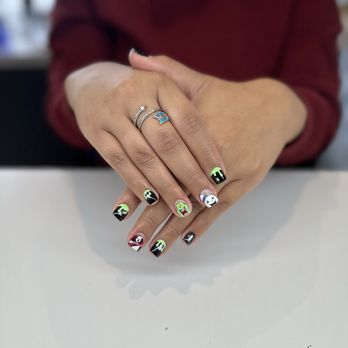 Nails til Death - Halloween nails - Nail Salons Near Me - Porterville, California Nails til Death - Halloween nails - Nail Salons Near Me - Porterville, California