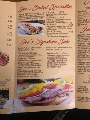 Menu photo 4 Joe's Place Woodbridge, VA