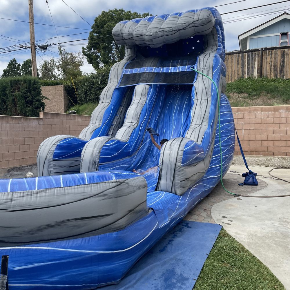 Jump With Chris - We rented the tidal wave water slide. The birthday boy had a blast! - Bounce House Rentals Near Me