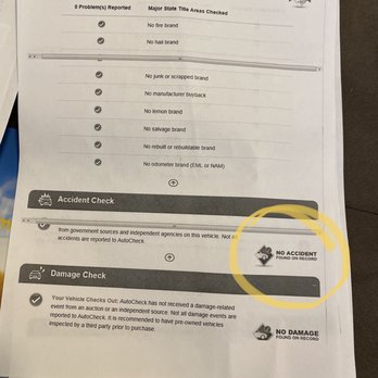 CarMax - Report from the AUTO experian report stating there are no accidents reported - Car Buyers Near Me - Colma, California CarMax - Report from the AUTO experian report stating there are no accidents reported - Car Buyers Near Me - Colma, California