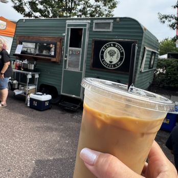 Black Rose Coffee - Exterior and cold brew - Food Trucks Near Me - Overland Park, Kansas