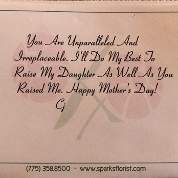 Sparks Florist - What a beautiful card! - Florists Near Me - Reno, Nevada Sparks Florist - What a beautiful card! - Florists Near Me - Reno, Nevada