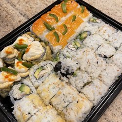 Misaki - Take out sushi lasagna lol