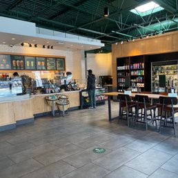 Inside counter area.