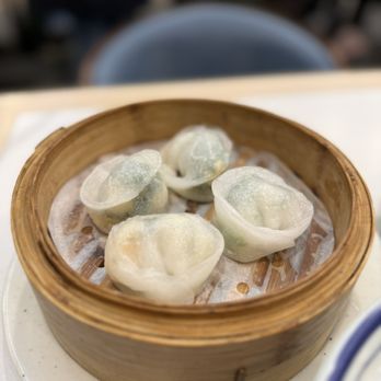 Noodle Village - Shrimp & Watercress Dumpling (4) - Chinese Near Me - New York, New York Noodle Village - Shrimp & Watercress Dumpling (4) - Chinese Near Me - New York, New York