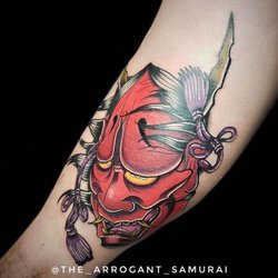 Channel Islands Tattoo Company - Hannya Mask by Zed Z aka The Arrogant Samurai