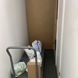 The cart takes up more than 1/2 of the hallway. Rent increased $30 for this The cart takes up more than 1/2 of the hallway. Rent increased $30 for this