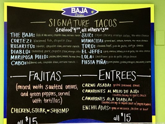 Menu photo 5 Baja Cocina Ridgefield, CT