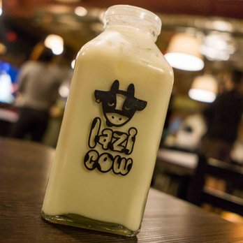 Lazi Cow - boba in glass. - Desserts Near Me - Davis, California Lazi Cow - boba in glass. - Desserts Near Me - Davis, California