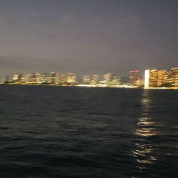 Oahu Catamarans - Waikiki lights - Boat Charters Near Me - Honolulu, Hawaii