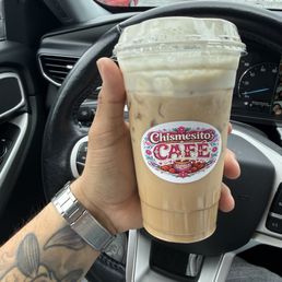 Sugar free Hazelnut latte with oat-milk and cold foam Sugar free Hazelnut latte with oat-milk and cold foam