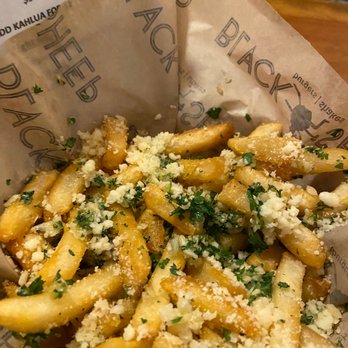 Black Sheep - Parmesan Truffle Fries...with loads of garlic. Best fries I have ever had! - Burgers Near Me - Springfield, Missouri