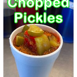 Texas Snow Store Shaved Ice - We now have chopped pickles that you can put on whatever you like.