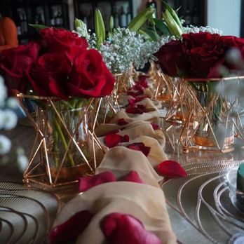 The Tipsy Bloom - Fresh flowers being used to create Tipsy blooms - Floral Designers Near Me