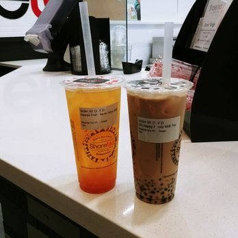 Sharetea - Hawaii Fruit Tea with Aiyu Jelly and QQ Happy Family Milk Tea - Bubble Tea Near Me - Phoenix, Arizona