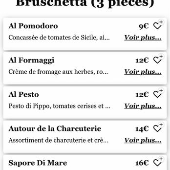 Chez Pippo - Menu - Italian Near Me - Paris, 01 Chez Pippo - Menu - Italian Near Me - Paris, 01