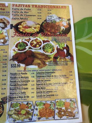 Menu photo 4 El Tenampa Orlando, FL