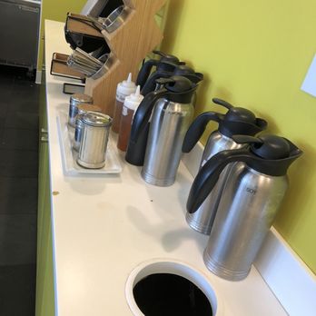 Wildflour - Add-ins for coffee and self serve utensil area. - Coffee & Tea Near Me - Pawtucket, Rhode Island