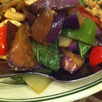 Thai Nakorn - Spicy eggplant chicken - Thai Near Me - San Bruno, California Thai Nakorn - Spicy eggplant chicken - Thai Near Me - San Bruno, California