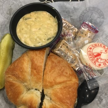 Chicken Salad Chick - Lauryn's Lemon Basil w Chicken & Artichoke Florentine soup - Southern Near Me - Concord, North Carolina Chicken Salad Chick - Lauryn's Lemon Basil w Chicken & Artichoke Florentine soup - Southern Near Me - Concord, North Carolina
