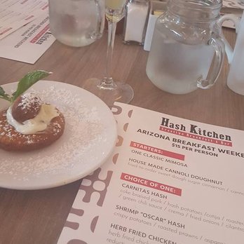 Hash Kitchen - Cannolli Donut - Breakfast & Brunch Near Me - Scottsdale, Arizona