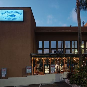 Blue Water - Side of the building - Seafood Near Me - San Diego, California