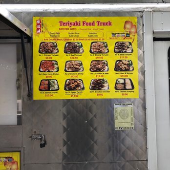 JSY Teriyaki Platter - Menu - Food Trucks Near Me JSY Teriyaki Platter - Menu - Food Trucks Near Me