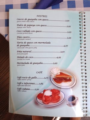 Menu photo 3 Cuando Salí de Cuba Madrid, M