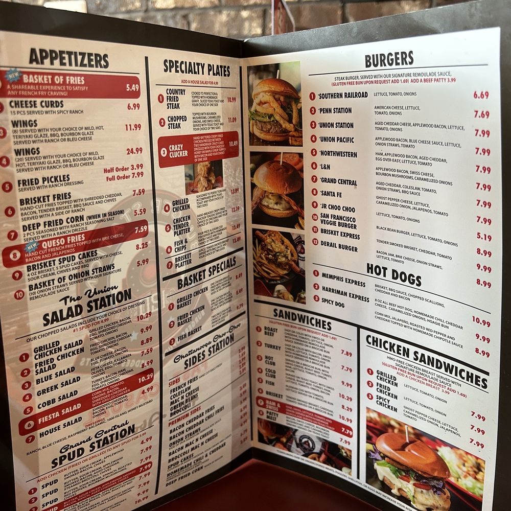 Burger Station 120 - Menu - Burgers Near Me - Harriman, Tennessee Burger Station 120 - Menu - Burgers Near Me - Harriman, Tennessee