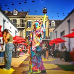 Disco Warehouse - Statue of Liberty Painted via Josh Wingerter and our daytime Art Market.