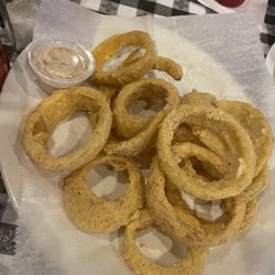Jones Creek Cafe & Oyster Bar - Onion rings-$6.99