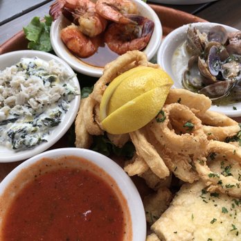 CJ's Crab Shack - Appetizer sampler platter - Seafood Near Me - Miami Beach, Florida