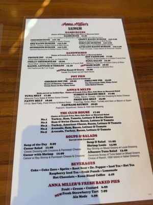Menu photo 5 Anna Miller's Aiea, HI
