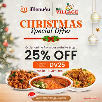 Desi Village - christmas special offer - Indian Near Me - Plano, Texas Desi Village - christmas special offer - Indian Near Me - Plano, Texas
