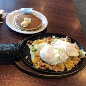 Louis' Cafe - Denver skillet with pancakes - Mexican Near Me - Golden, Colorado