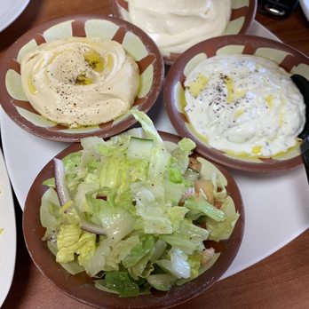 In & Out Kitchen - Hummus, Garlic Sauce, Tatziki, and Green Salad - Mediterranean Near Me - Pensacola, Florida In & Out Kitchen - Hummus, Garlic Sauce, Tatziki, and Green Salad - Mediterranean Near Me - Pensacola, Florida