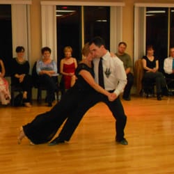 Arthur Murray Dance Studio - Ann & instructor Landon Argentine Tango Spotlight in studio