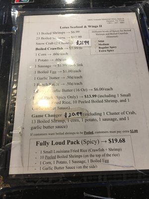Menu photo 1 Lotus Seafood & Wings Houston, TX Menu photo 1 Lotus Seafood & Wings Houston, TX