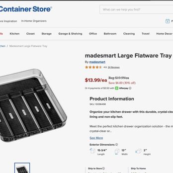 The Container Store - Requested item which Diane (Lead Floor Manager) assisted me with. - Home Decor Near Me - Yonkers, New York The Container Store - Requested item which Diane (Lead Floor Manager) assisted me with. - Home Decor Near Me - Yonkers, New York