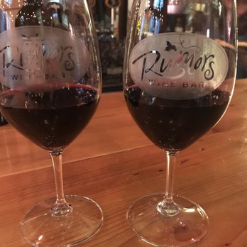 Rumors Wine Bar - two glasses of red wine - Wine Bars Near Me - Olympia, Washington Rumors Wine Bar - two glasses of red wine - Wine Bars Near Me - Olympia, Washington