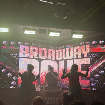 Ember Music Hall - The stage was so fun with lots of playbills and colorful lights - Music Venues Near Me - Richmond, Virginia