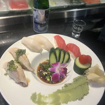 Bean Sprout - Hamachi (yellowtail)  belly, Maguro (tuna) and Escolar (white Tuna) - Sushi Bars Near Me - Viera, Florida