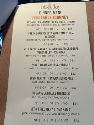 Menu photo 4 Black Joy Kitchen Oak Bluffs, MA