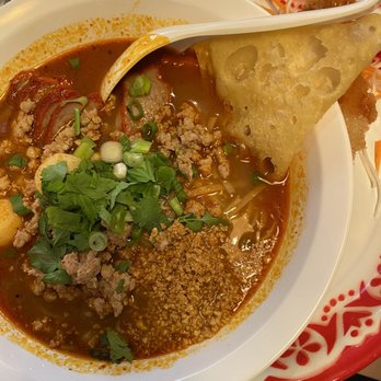 Mommy Thai - Guey Teow Tom Yum (Rice noodles in spicy soup) - Thai Near Me - Leeds, XWY
