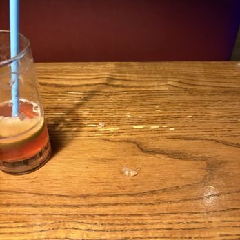 Outback Steakhouse - Table top losing its finish - Steakhouses Near Me - Dania Beach, Florida Outback Steakhouse - Table top losing its finish - Steakhouses Near Me - Dania Beach, Florida