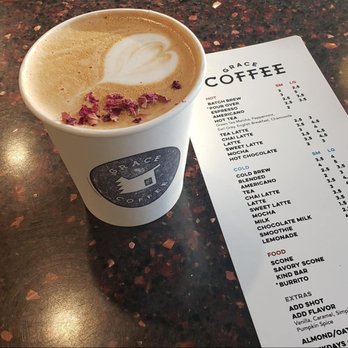 Grace Coffee - Rose Latte...Amazing!! - Coffee & Tea Near Me - Santa Clarita, California