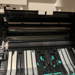 All Office Machines Experts - Got a HP Mf377A color jet. It has false paper jam on. Can't overwrite. May need beef roller, paper sensor or fuser.