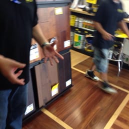 A section of the flooring showroom. Pic was taken by my 2-yr-old.