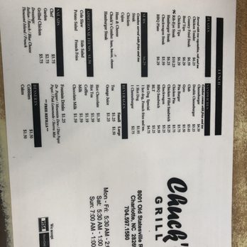 Chuck's Grill - American Near Me - Charlotte, North Carolina Chuck's Grill - American Near Me - Charlotte, North Carolina